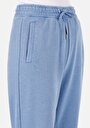 thumb-Afficher les détails de Pantalon De Survêtement Bleu Regular Fit Femme