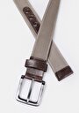 thumb-Afficher les détails de Ceinture Gris Modern Fit Homme