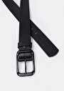 thumb-Afficher les détails de Ceinture Noir Modern Fit Homme