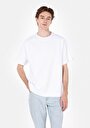 thumb-Afficher les détails de T-shirt À Manches Courtes Blanc Comfort Fit Droit Homme