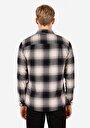 thumb-Afficher les détails de Chemise À Manches Longues Noir Regular Fit Plaid Gabardine Homme