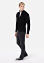thumb-Afficher les détails de Cardigan Tricot Noir Regular Fit Homme