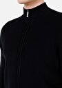 thumb-Afficher les détails de Cardigan Tricot Noir Regular Fit Homme