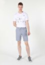 thumb-Afficher les détails de Short Bleu Regular Fit Homme