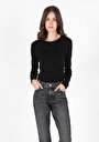thumb-Afficher les détails de Pull Noir Slim Fit   Femme