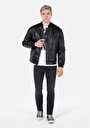 thumb-Afficher les détails de Veste Pu Noir   Regular Fit Homme