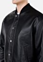 thumb-Afficher les détails de Veste Pu Noir   Regular Fit Homme