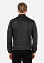 thumb-Afficher les détails de Veste Pu Anthracite   Slim Fit Homme