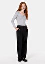 thumb-Afficher les détails de Chemisier À Manches Longues Gris Slim Fit Femme