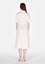 thumb-Afficher les détails de Robe Ecru Regular Fit    Femme