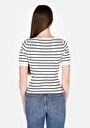 thumb-Afficher les détails de Tricot Blanc Slim Fit  Femme