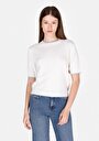 thumb-Afficher les détails de Tricot Blanc Regular Fit  Femme