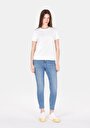 thumb-Afficher les détails de T-shirt À Manches Courtes Blanc Regular Fit Brodé Femme