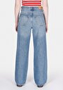 thumb-Afficher les détails de 970 Berry Pantalon  Wide Leg High Rise En Jean Regular Fit Femme