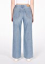 thumb-Afficher les détails de 970 Berry Pantalon    En Jean Regular Fit Femme