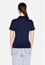 thumb-Afficher les détails de T-shirt À Manches Courtes Marine Slim Fit Droit Femme
