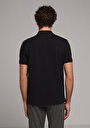 thumb-Afficher les détails de T-shirt Polo À Manches Courtes Noir Droit Regular Fit Homme