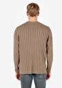 thumb-Afficher les détails de Pull Beige Comfort Fit Manches Longues  Homme