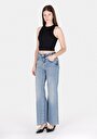 thumb-Afficher les détails de 972 Lave Pantalon    En Jean Regular Fit Femme