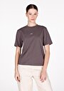 thumb-Afficher les détails de T-shirt À Manches Courtes Anthracite Regular Fit Imprimé Femme