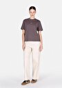 thumb-Afficher les détails de T-shirt À Manches Courtes Anthracite Regular Fit Imprimé Femme