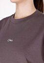 thumb-Afficher les détails de T-shirt À Manches Courtes Anthracite Regular Fit Imprimé Femme