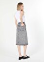 thumb-Afficher les détails de Jupe Denim Slim Fit    Femme