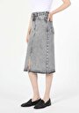 thumb-Afficher les détails de Jupe Denim Slim Fit    Femme
