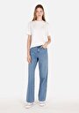 thumb-Afficher les détails de 970 Berry Pantalon  Wide Leg High Rise En Jean Regular Fit Femme