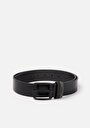 thumb-Afficher les détails de Ceinture Noir Modern Fit Homme