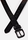 thumb-Afficher les détails de Ceinture Noir Modern Fit Homme