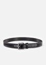 thumb-Afficher les détails de Ceinture Noir Modern Fit Homme