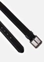 thumb-Afficher les détails de Ceinture Noir Modern Fit Homme