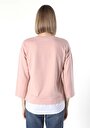 thumb-Afficher les détails de T-shirt À Manches Longues Rose Regular Fit  Femme