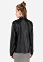 thumb-Afficher les détails de Chemise À Manches Longues Noir Regular Fit Droit Polyester Femme