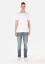 thumb-Afficher les détails de 044 Karl Pantalon Bleu Straight Leg Low Rise En  Straight Fit Homme