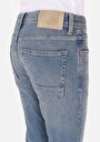 thumb-Afficher les détails de 044 Karl Pantalon Bleu Straight Leg Low Rise En  Straight Fit Homme