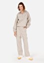 thumb-Afficher les détails de Pantalon De Survêtement Beige Regular Fit Femme