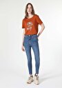 thumb-Afficher les détails de 760 Diana Pantalon Denim   En  Skinny Fit Femme