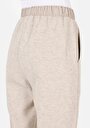 thumb-Afficher les détails de Pantalon De Survêtement Beige Regular Fit Femme