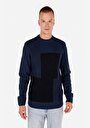 thumb-Afficher les détails de Pull Marine Regular Fit Manches Longues  Homme