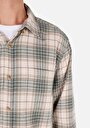 thumb-Afficher les détails de Chemise À Manches Longues Beige Regular Fit Plaid Sergé Homme