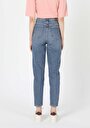 thumb-Afficher les détails de 896  Maria Pantalon Denim Tapered Leg  En  Mom Fit Femme