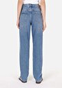 thumb-Afficher les détails de 945 Daisy Pantalon Bleu   En  Straight Fit Femme