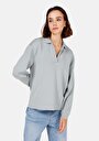 thumb-Afficher les détails de T-shirt À Manches Longues Vert Regular Fit  Femme