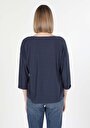 thumb-Afficher les détails de T-shirt À Manches Longues Marine Regular Fit  Femme