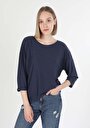 thumb-Afficher les détails de T-shirt À Manches Longues Marine Regular Fit  Femme