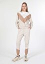 thumb-Afficher les détails de Pantalon De Survêtement Beige  Femme