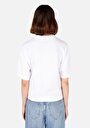 thumb-Afficher les détails de T-shirt À Manches Courtes Blanc Regular Fit Imprimé Femme