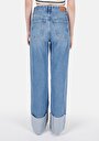 thumb-Afficher les détails de 885 Camellia Pantalon Denim Straight Leg High Rise En Jean Straight Fit Femme